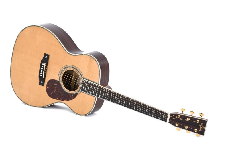 Sigma - Dreadnought Tilia Acoustic Guitar, Natural #000T-42