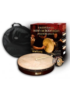 Waltons - 18" Classic Bodhran Pack Dark Brown #10AWAL-P1900-418DB