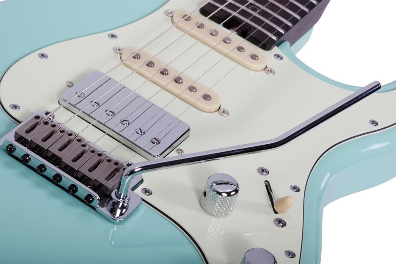 Schecter - Nick Johnston Traditional 10th Anniversary HSS Electric Guitar, Atomic Green #1154-SHC