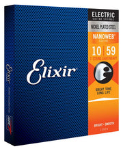 Elixir - Nanoweb Coating Electric Guitar Strings 7-String Light/Heavy 10-59 #12074