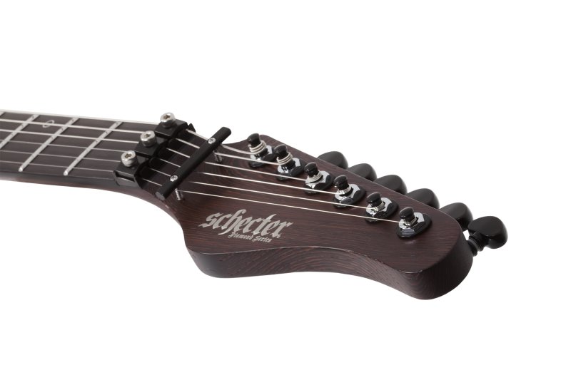 Schecter - Sun Valley Super Shredder Exotic Black Limba Electric Guitar, Black Limba #1265-SHC