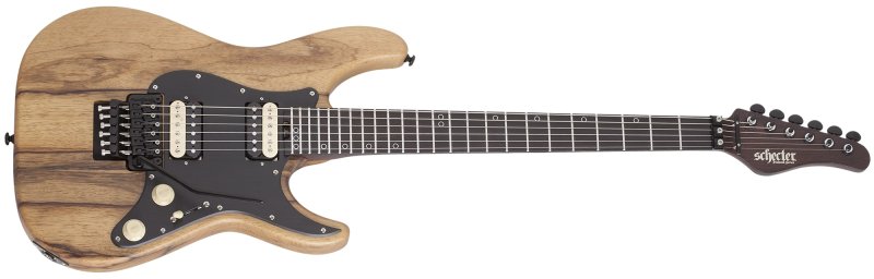 Schecter - Sun Valley Super Shredder Exotic Black Limba Electric Guitar, Black Limba #1265-SHC