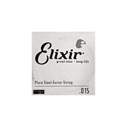 Elixir - Plain Steel Guitar String, 015 #13015