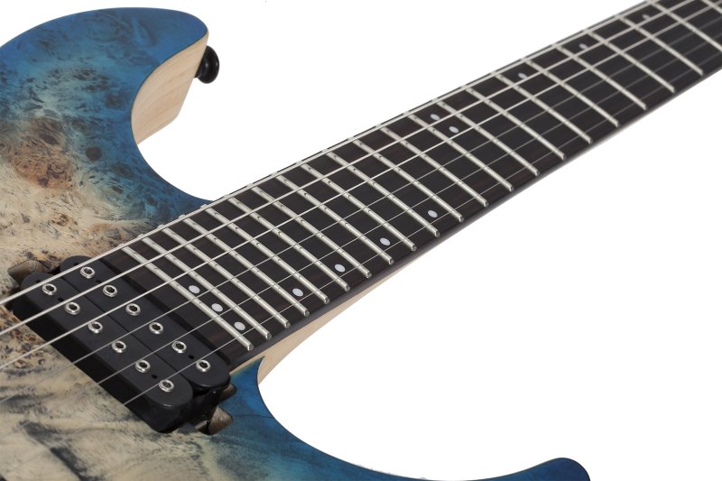 Schecter - Reaper-6 Solid Body Electric Guitar, Satin Sky Burst #1501-SHC