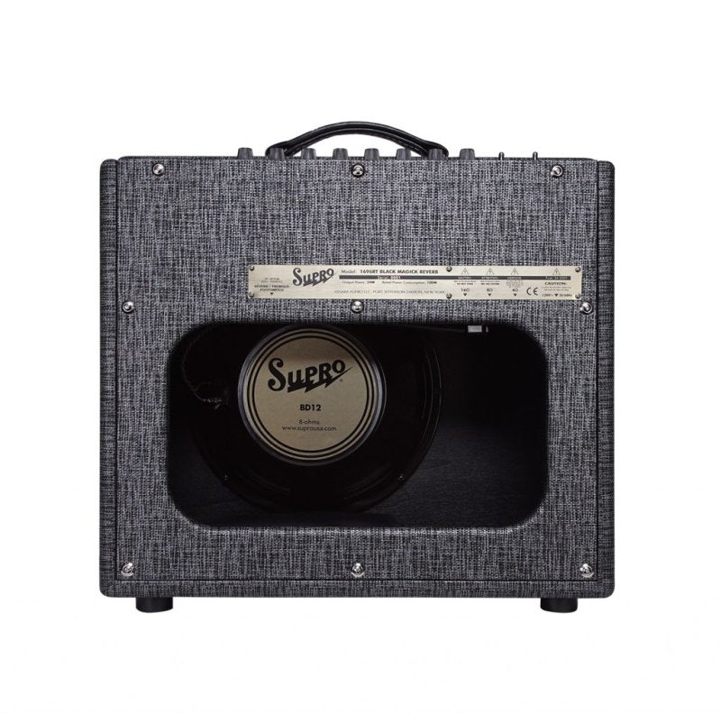 Supro - Black Magick Reverb 12 Inch Combo 25 Watt Class A Power Amplifier #1696RT
