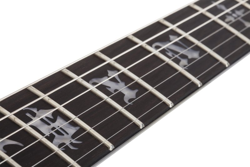 Schecter - Synyster Standard Electric Guitar, Gloss White w/Black Pinstripes #1746-SHC