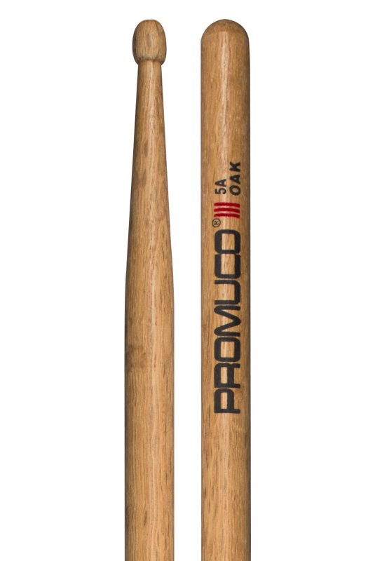 Promuco - Oak Drumsticks - 5A, Wood Tip #18035AX