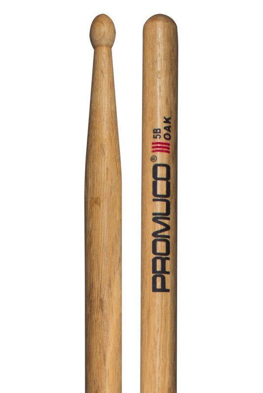 Promuco - Oak Drumsticks - 5B, Wood Tip #18035BX