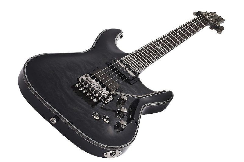 Schecter - Hellraiser Hybrid C-1 with Floyd Rose and Sustainiac, Trans Black Burst #1957-SHC
