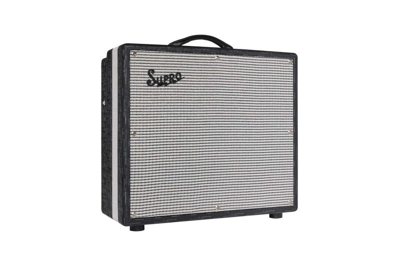 Supro - Black Magick Reverb TB 35W 1x12 Tyler Bryant Signature Combo Guitar Amplifier, Black Scandia #1991TB