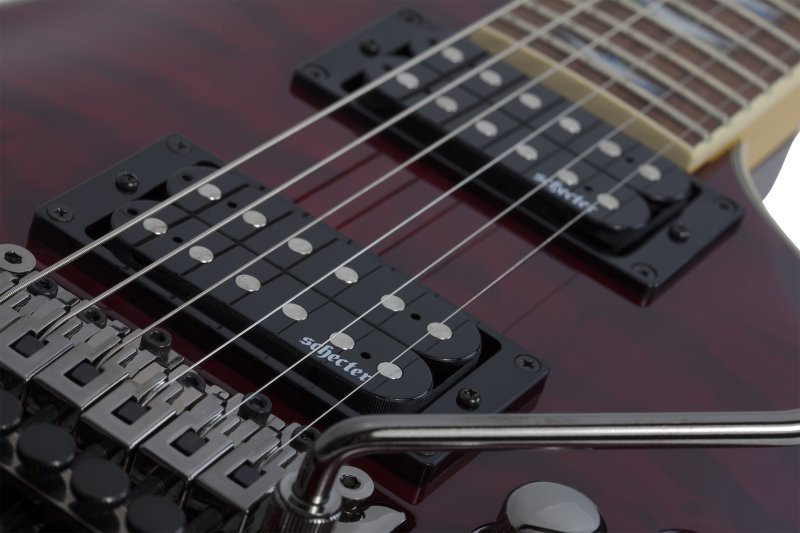 Schecter - Omen Extreme FR Electric Guitar with Floyd Rose, Black Cherry #2006-SHC