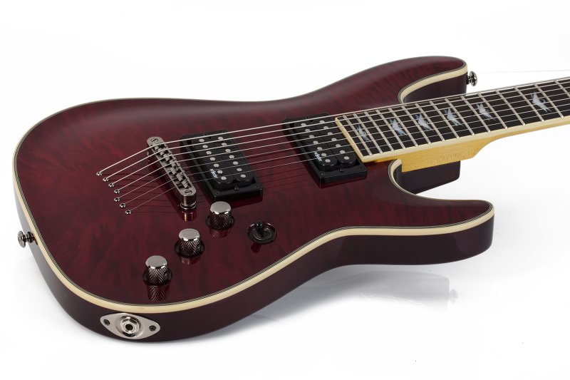 Schecter - Omen Extreme-7 String Electric Guitar – Black Cherry #2008-SHC
