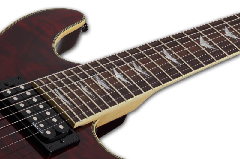 Schecter - Omen Extreme-7 String Electric Guitar – Black Cherry #2008-SHC