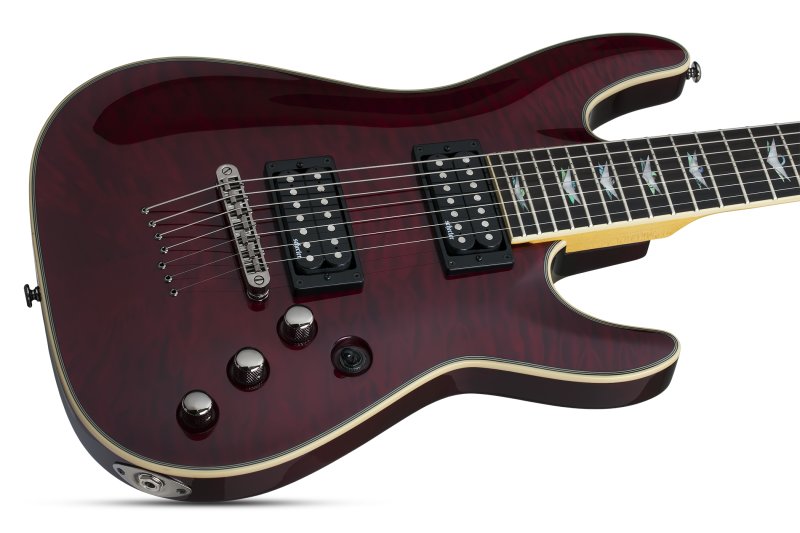 Schecter - Omen Extreme-7 String Electric Guitar – Black Cherry #2008-SHC