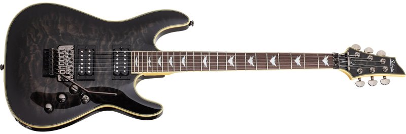Schecter - Omen Extreme-6 FR 6 String Electric Guitar - See-Thru Black #2027-SHC