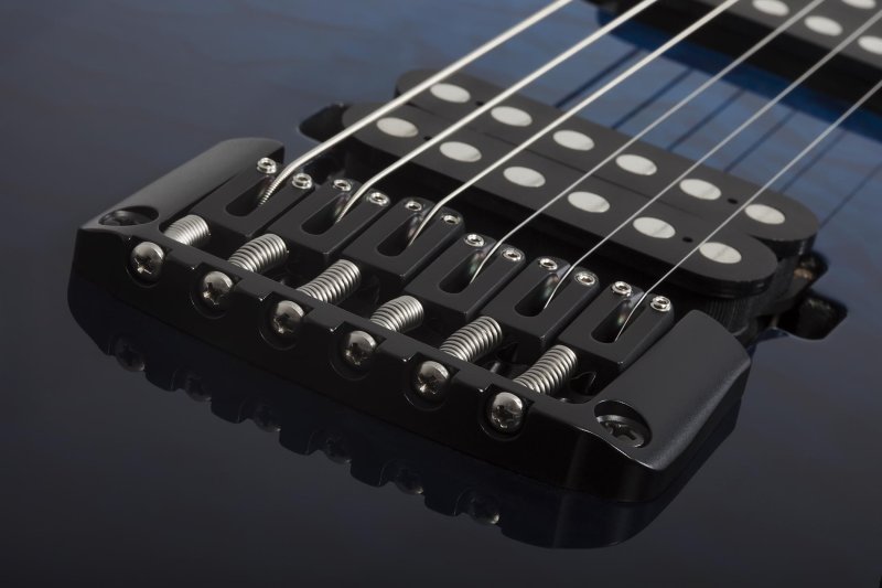 Schecter - Reaper-6 Elite Electric Guitar, Deep Ocean Blue #2186-SHC
