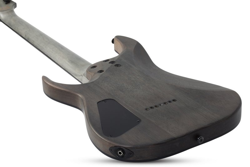 Schecter - Omen Elite-7 7-String Electric Guitar, Charcoal #2457-SHC