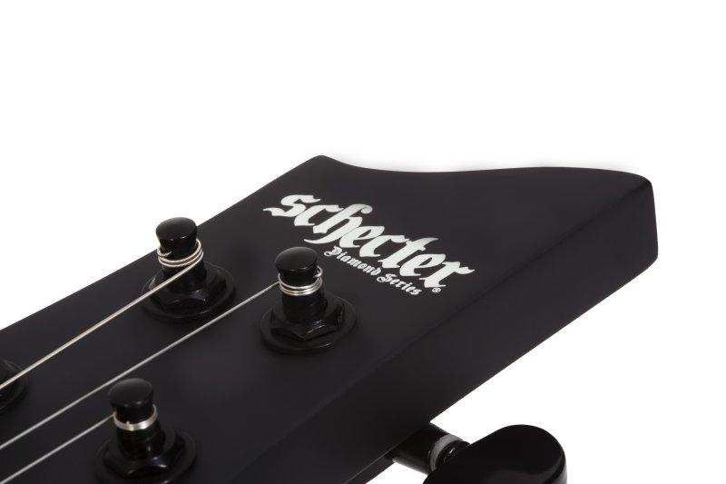 Schecter - Damien-6 Electric Guitar, Satin Black #2470-SHC