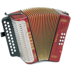 Hohner - 1600/2 Erica Diatonic Accordion in key of G/C #3000GR