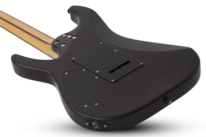 Schecter - C-1 Exotic Ebony Electric Guitar, Natural Satin #3337-SHC