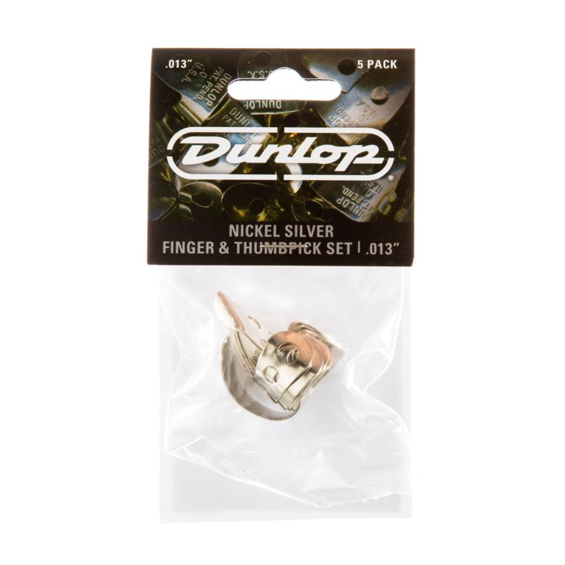 Dunlop - Nickel Silver Finger & Thumbpicks .013" #33P-013
