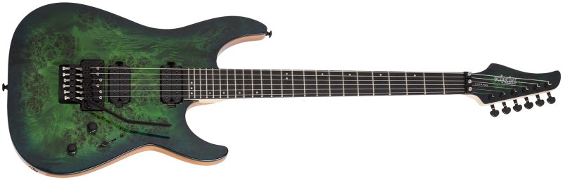 Schecter - Pro FR Electric Guitar Aqua Burst #3635-SHC