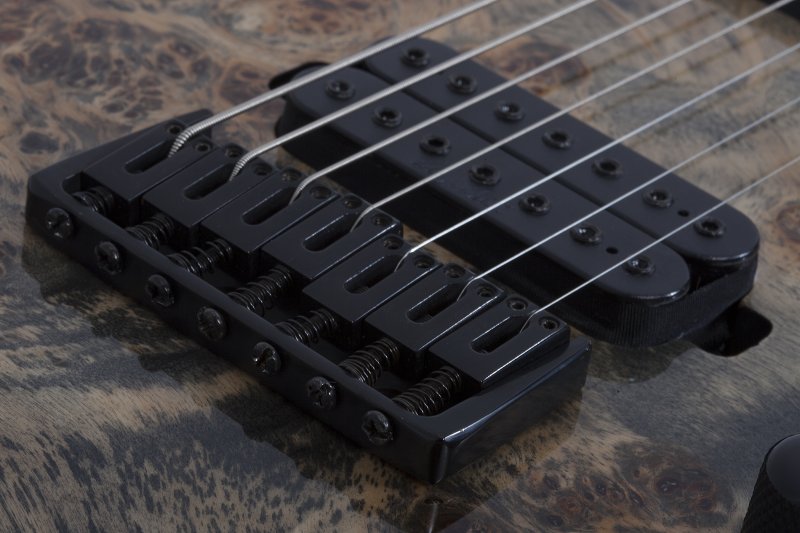 Schecter - C-7 Pro 7-String Electric Guitar, Charcoal Burst #3637-SHC