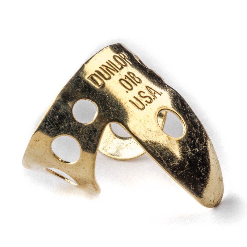 Dunlop - 0.018mm Brass Fingerpicks 20 Pack #37R-018