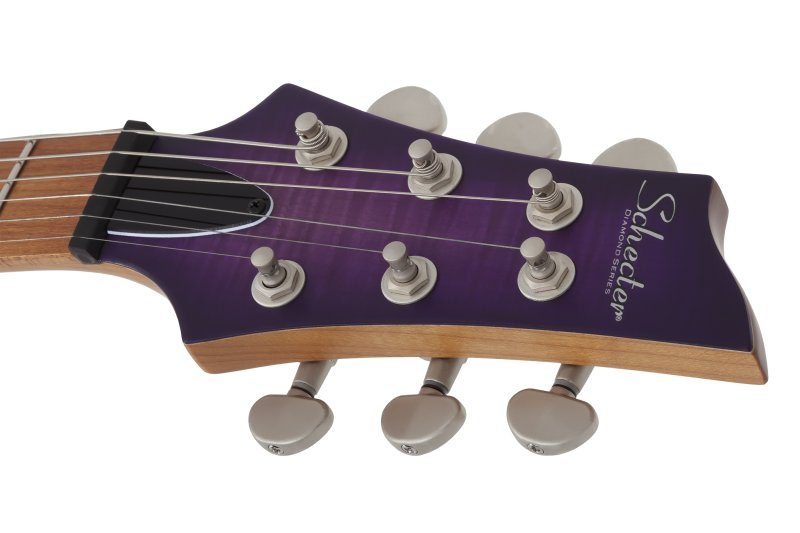 Schecter - C-1 Standard Plus Electric Guitar, Transparent Purple Burst #3935-SHC