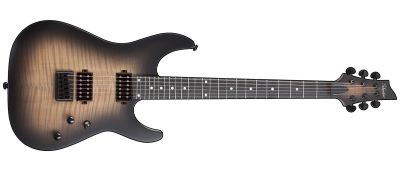 Schecter - C-1 Standard Plus Electric Guitar, Ember Burst #3938-SHC