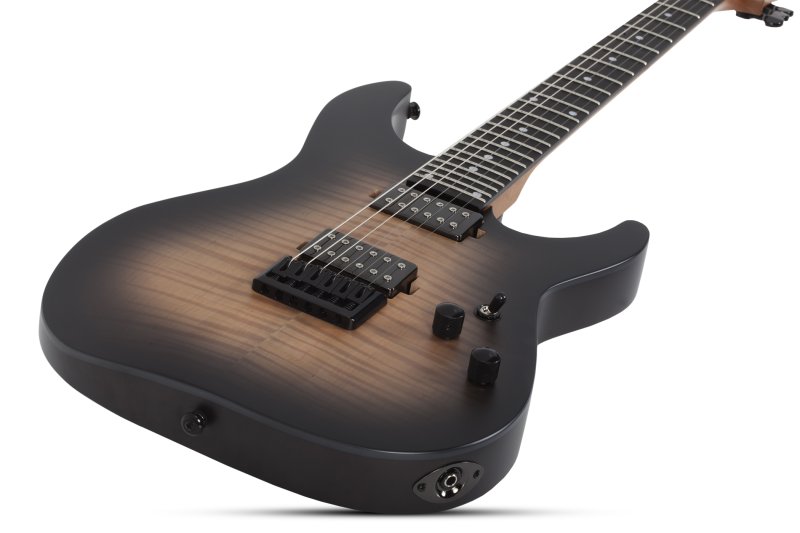 Schecter - C-1 Standard Plus Electric Guitar, Ember Burst #3938-SHC