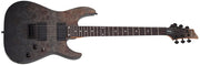 Schecter - C-1 Standard Electric Guitar, Black Fade Burst Burl #3950-SHC