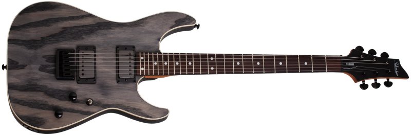 Schecter - C-1 Standard Electric Guitar, Charcoal Satin #3951-SHC