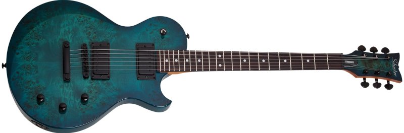 Schecter - Solo-II Standard Electric Guitar, Ocean Blue Burst #3959-SHC