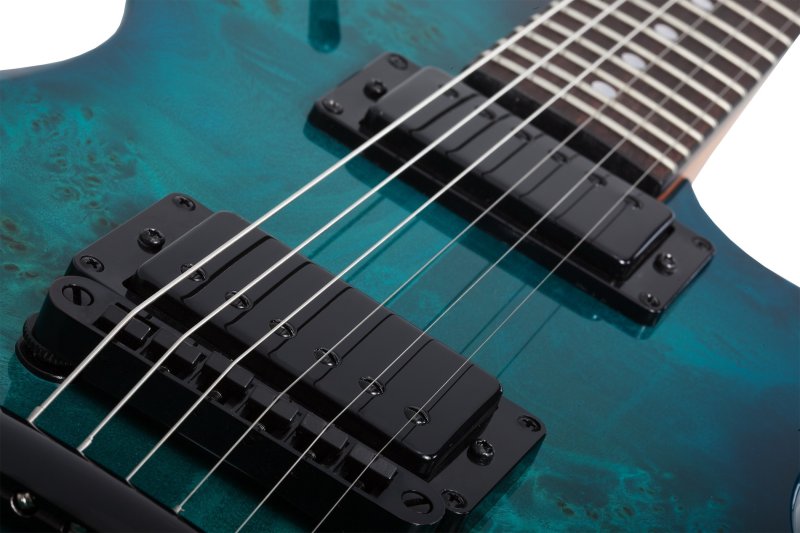 Schecter - Solo-II Standard Electric Guitar, Ocean Blue Burst #3959-SHC