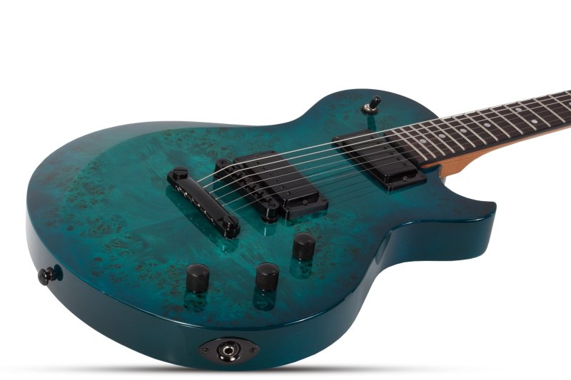 Schecter - Solo-II Standard Electric Guitar, Ocean Blue Burst #3959-SHC
