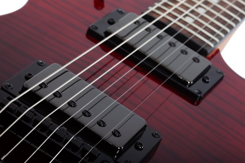 Schecter - Solo-II Standard Electric Guitar, Blood Burst #3960-SHC