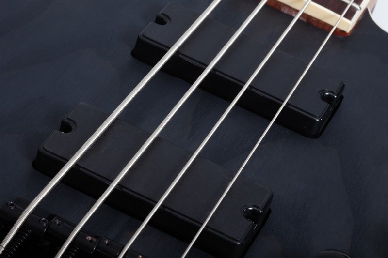 Schecter - C-4 Standard 4-String Electric Bass, Charcoal Satin #3971-SHC