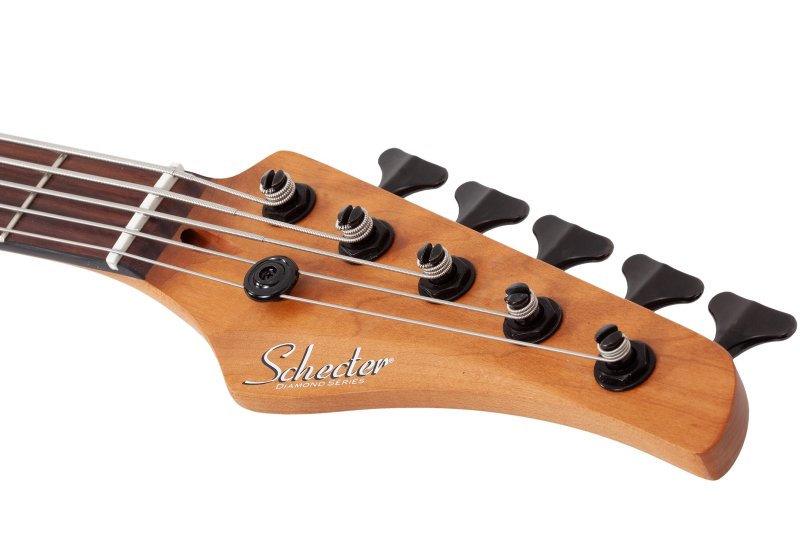 Schecter - C-5 Standard 5-String Electric Bass, Tobacco Burl #3972-SHC