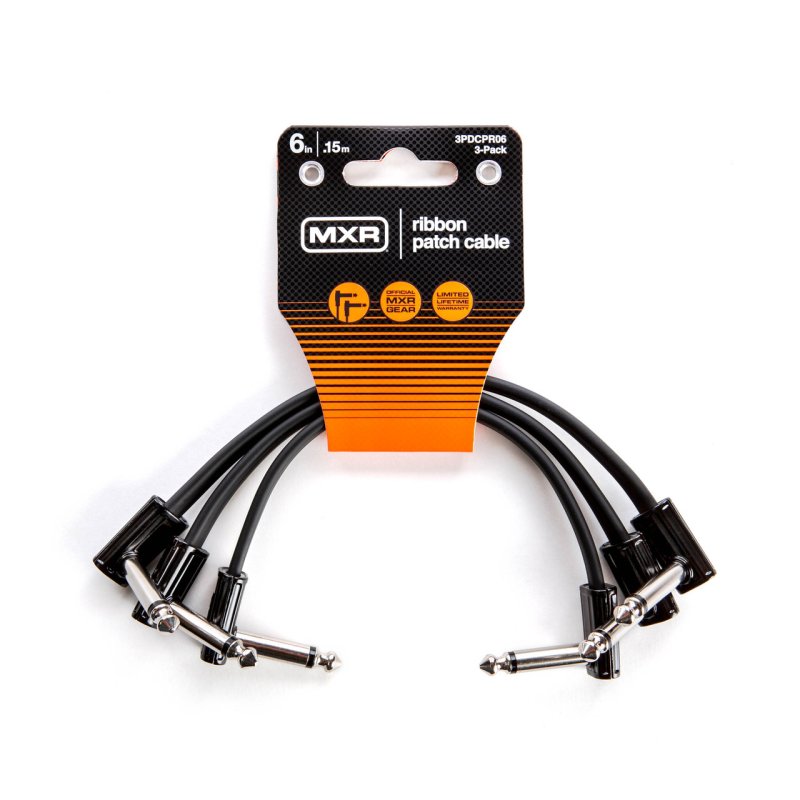 MXR - MXR 6" Ribbon Patch Cable (3 Pack) #3PDCPR06