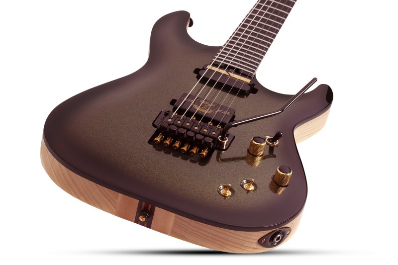 Schecter - C-1 FR-S 50th Anniversary Electric Guitar, Gold Burst #4137-SHC