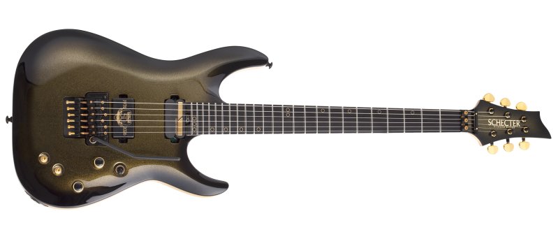 Schecter - C-1 FR-S 50th Anniversary Electric Guitar, Gold Burst #4137-SHC