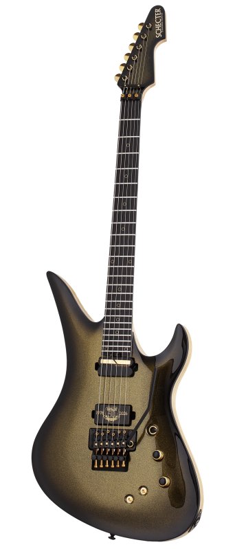 Schecter - Avenger FR-S 50th Anniversary Electric Guitar, Gold Burst #4138-SHC