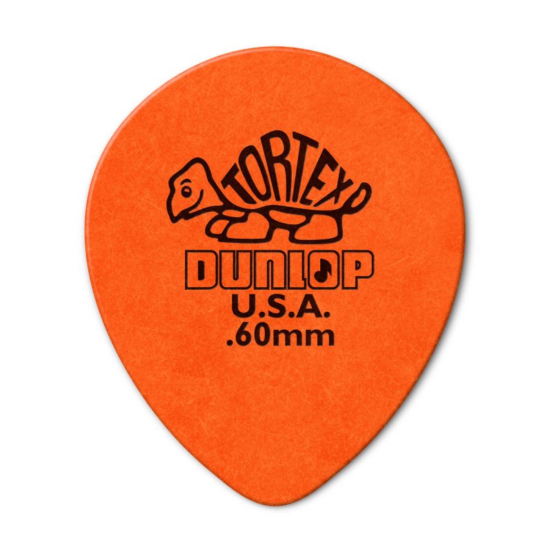 Dunlop - Orange 0.60mm Tortex® Teardrop Guitar Pick (72/pack) #413R-60
