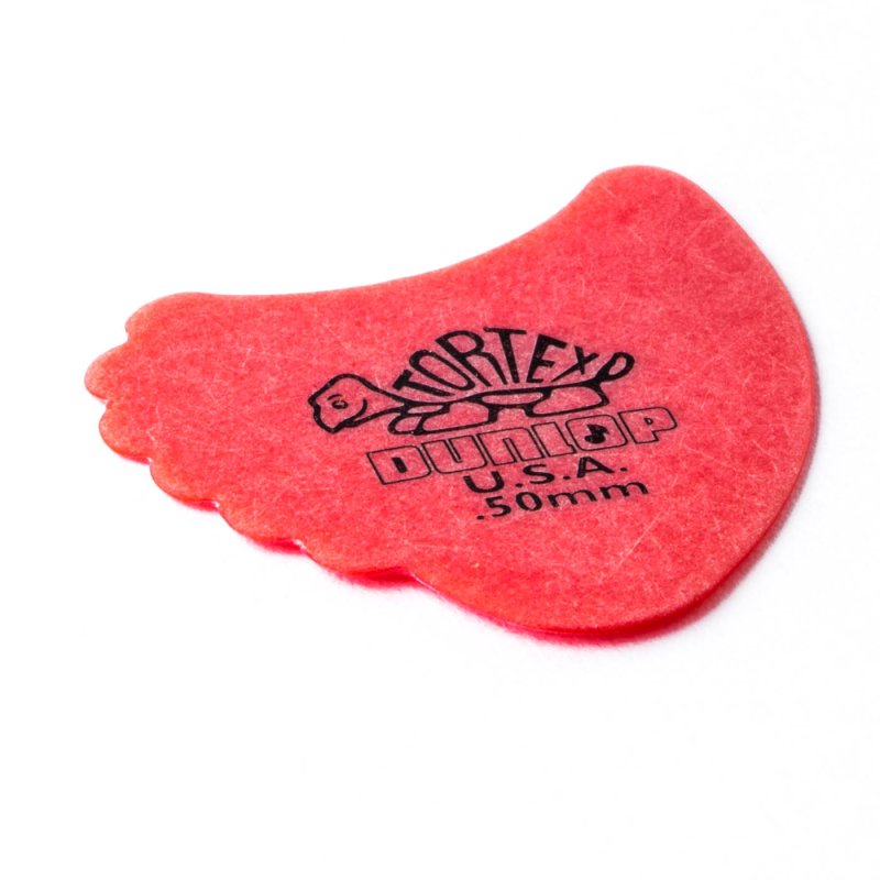 Dunlop - Red 0.50mm Tortex® Fin Guitar Pick (72/bag) #414R-50