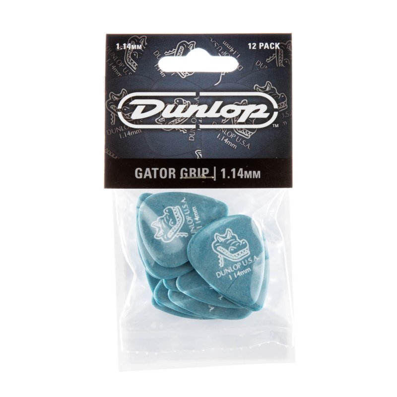 Dunlop - 1.14mm Gator Grip Guitar Pick (12/bag) #417P-1.14