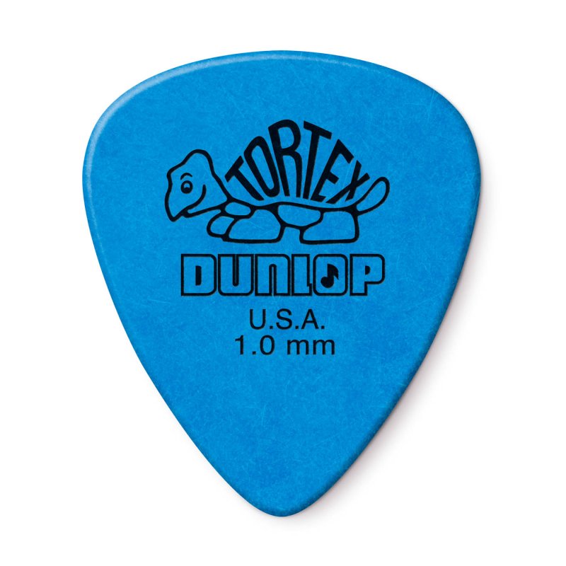 Dunlop - Blue 1.0mm Tortex Standard Guitar Pick (12/bag) #418P-1.0