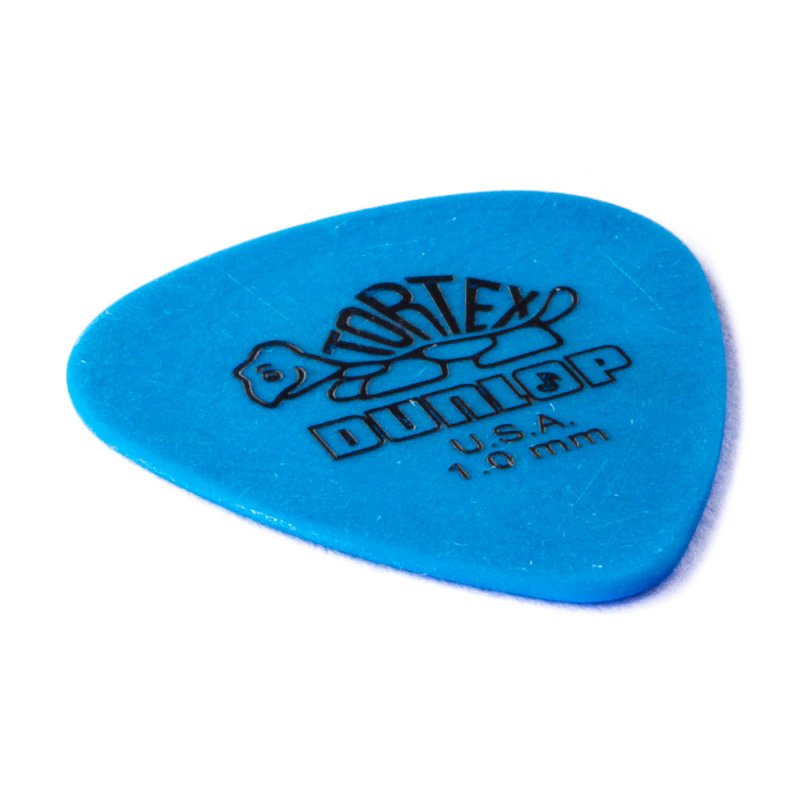 Dunlop - Blue 1.0mm Tortex Standard Guitar Pick (12/bag) #418P-1.0