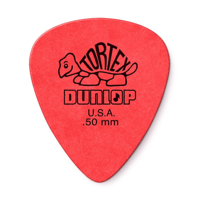 Dunlop - Red 0.50mm Tortex® Standard Guitar Pick (12/bag) #418P-50