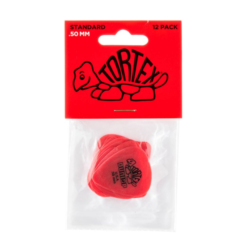 Dunlop - Red 0.50mm Tortex® Standard Guitar Pick (12/bag) #418P-50